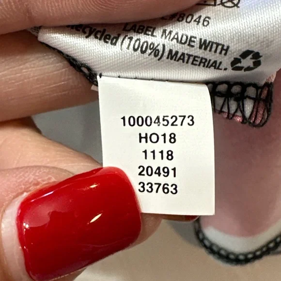 Alfani Women’s 2X High Low Colorblock Blouse Black Blue Red 3/4 Sleeve - Picture 9 of 9